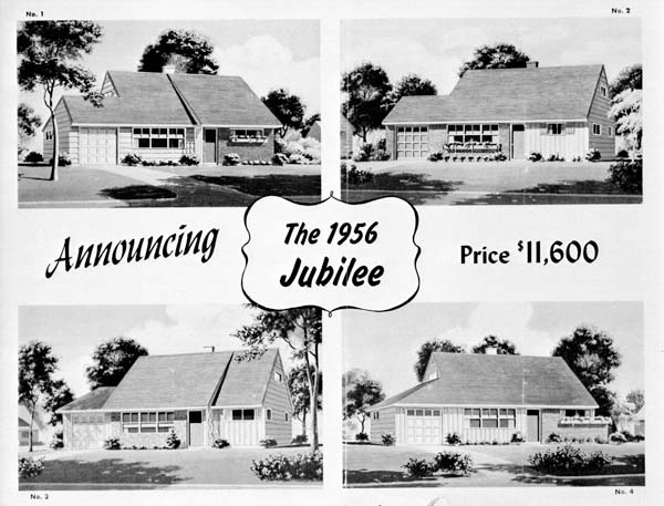 Levittown, on New York's Long Island, new starter homes were plentiful in the late 40s and 50s. Click to visit the Instant House blog, a tribute to manufactured homes. 